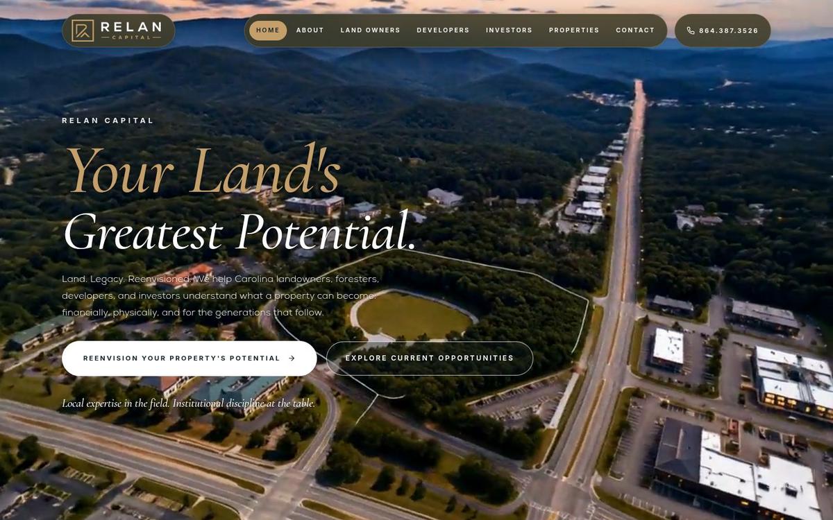 Relan Capital website